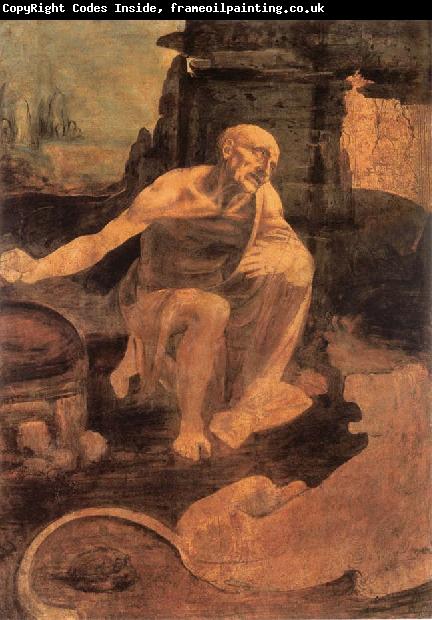 LEONARDO da Vinci Holy Hieronymus